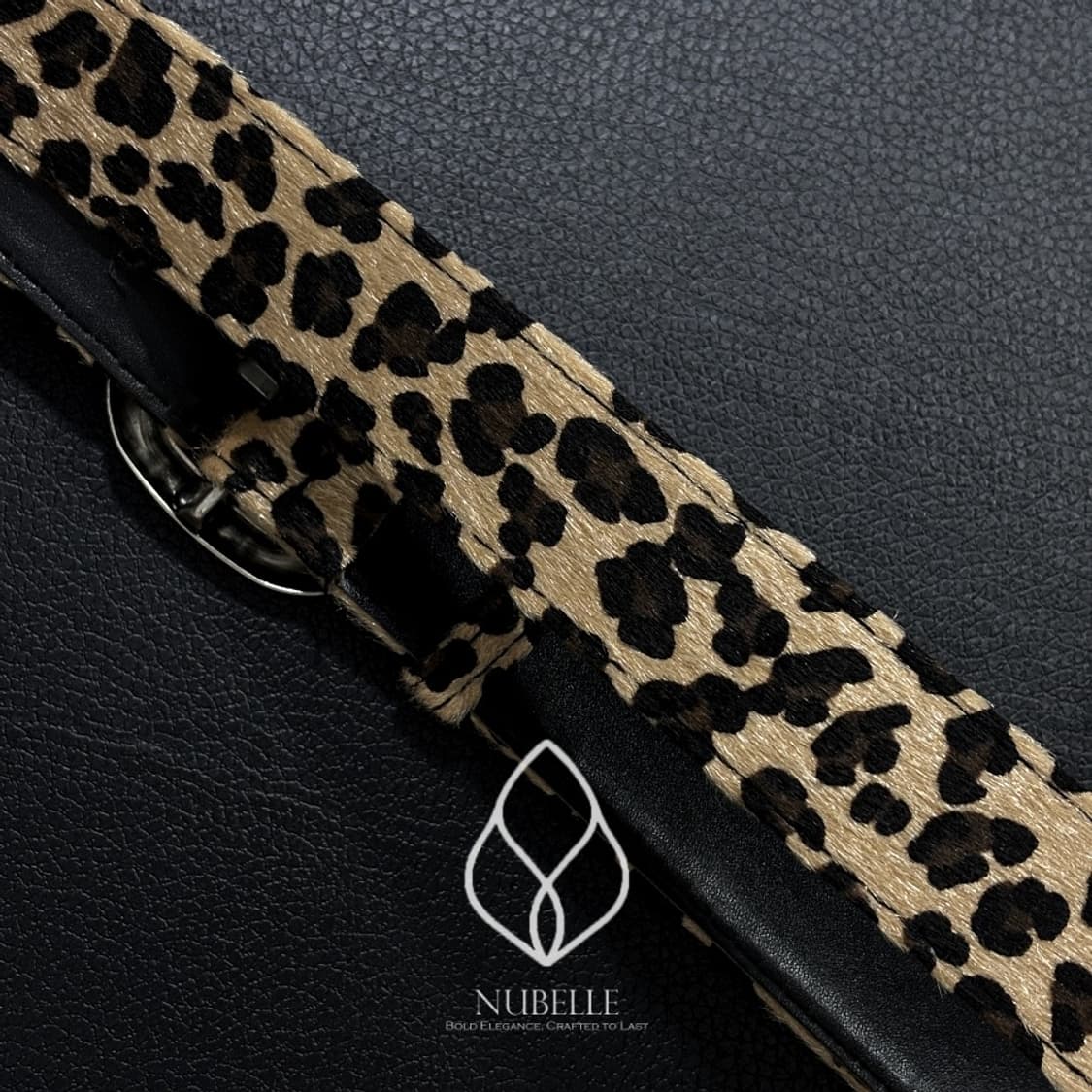 🌗 Chrome leopard belt / 호피 크롬 버클 벨트 상품이미지8