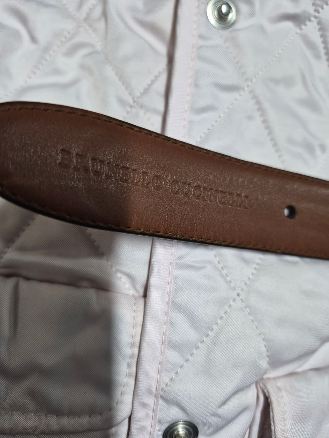 부루넬로 쿠치넬리 빅 사이즈 가죽 벨트 남성 상품이미지5