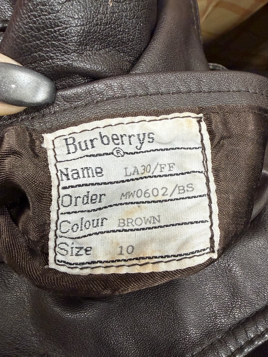 버버리 리얼 레더 더플 코트 상품이미지9