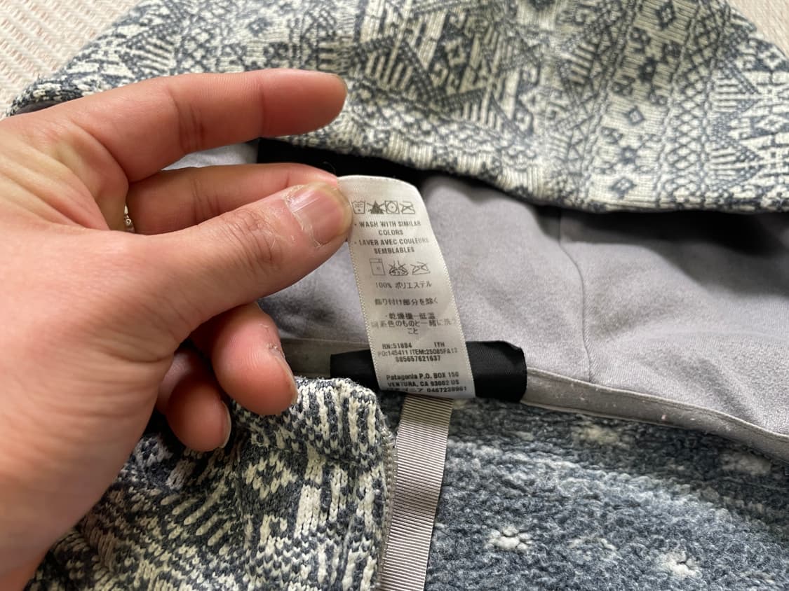 10s 파타고니아 노르딕 패턴 후디 플리스 집업 자켓 상품이미지3