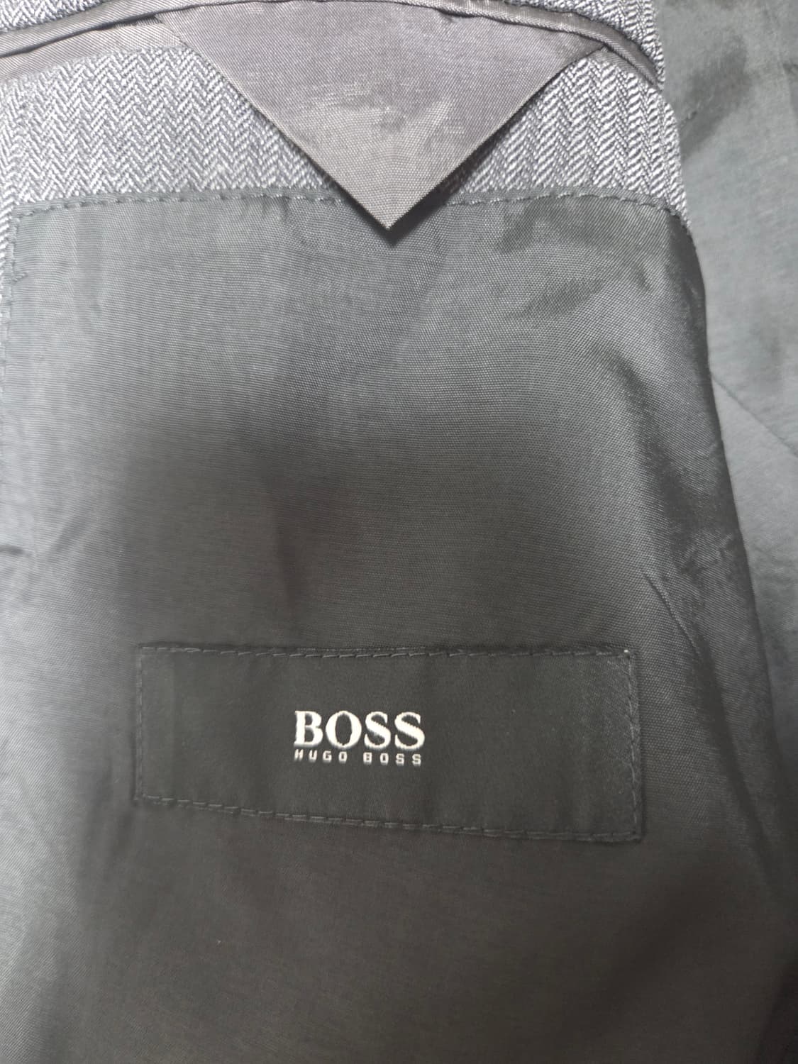 휴고보스 헤링본 스트레치 블레이저 상품이미지5