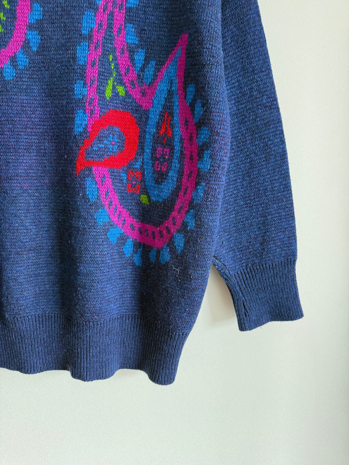 MADE IN USA 페이즐리 니트 상품이미지3