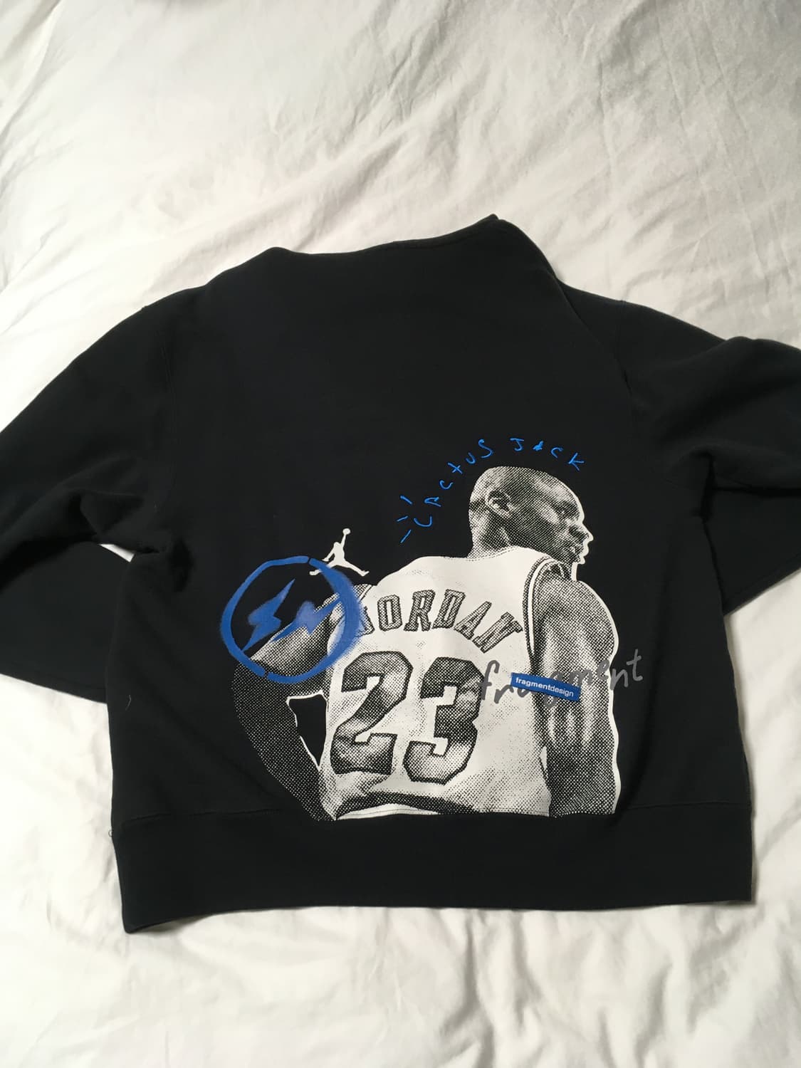 조던 x 트레비스스캇 x 프라그먼트 후드티 (m사이즈) 상품이미지2