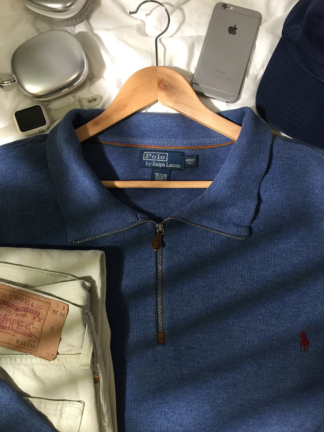 (MAN) 폴로랄프로렌 스웻 반집업 XXXXL 상품이미지2