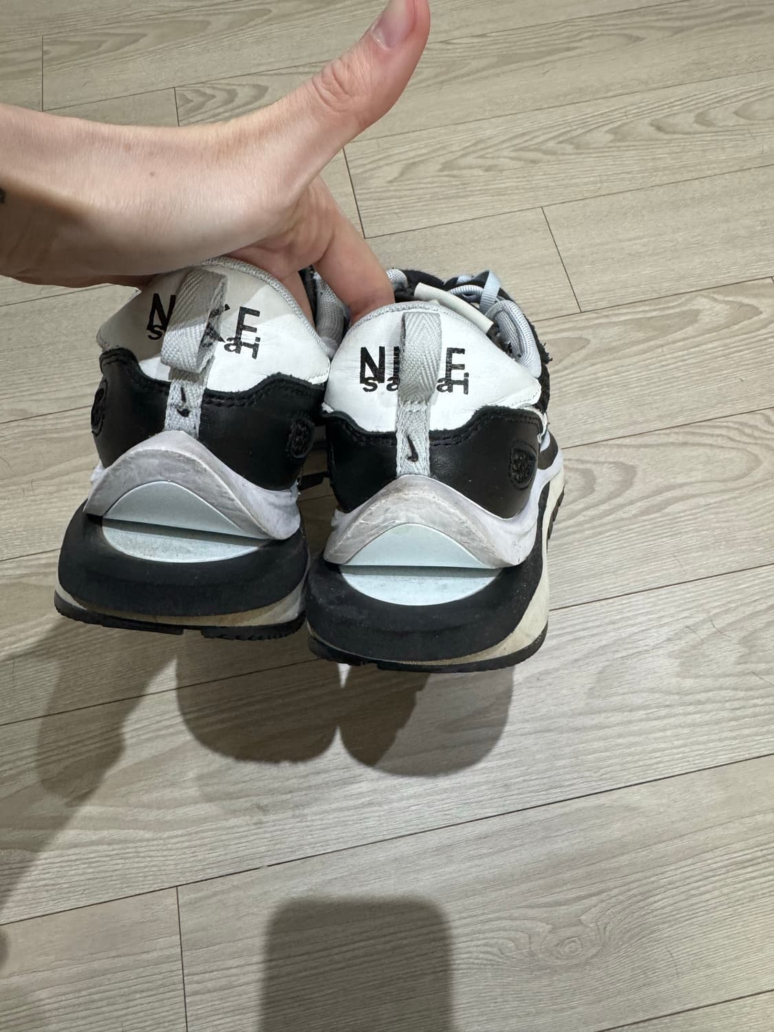 나이키 사카이 베이퍼와플 블랙 260 상품이미지3