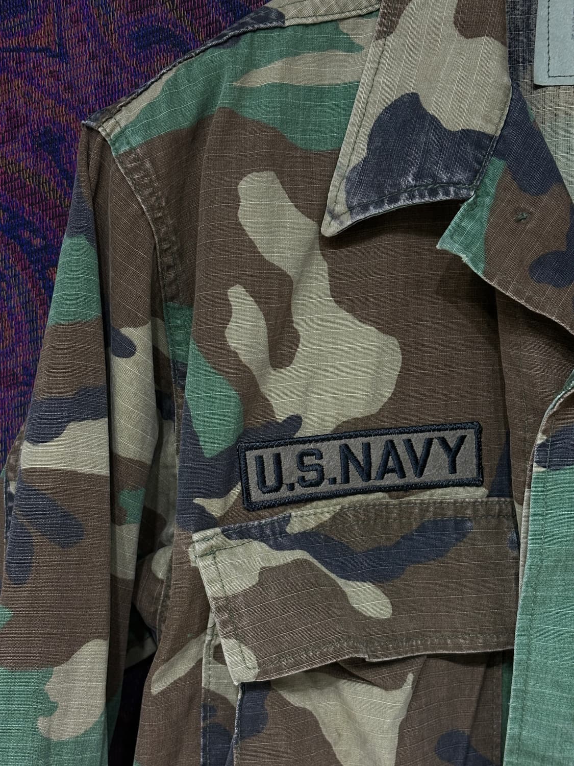 미군 bdu 우드랜드 펠릭스 더 캣 프린팅 커스텀 자켯 상품이미지6