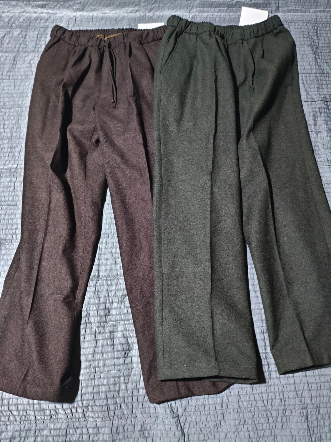 채드프롬 9부 울 밴딩 슬랙스   L  새상품 2컬러 정장 상품이미지1