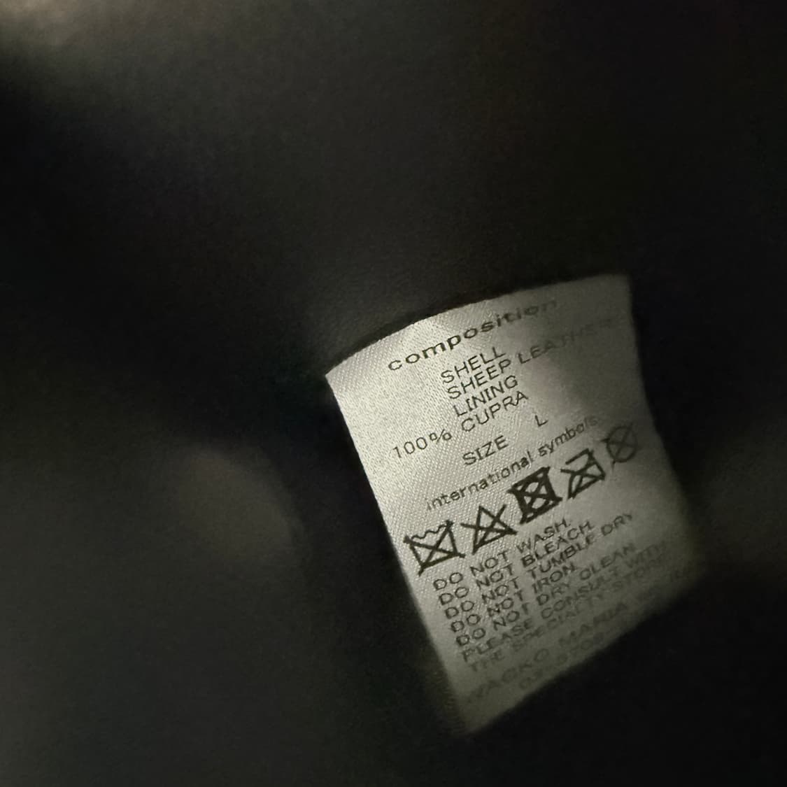 와코마리아 레더 카코트 상품이미지4