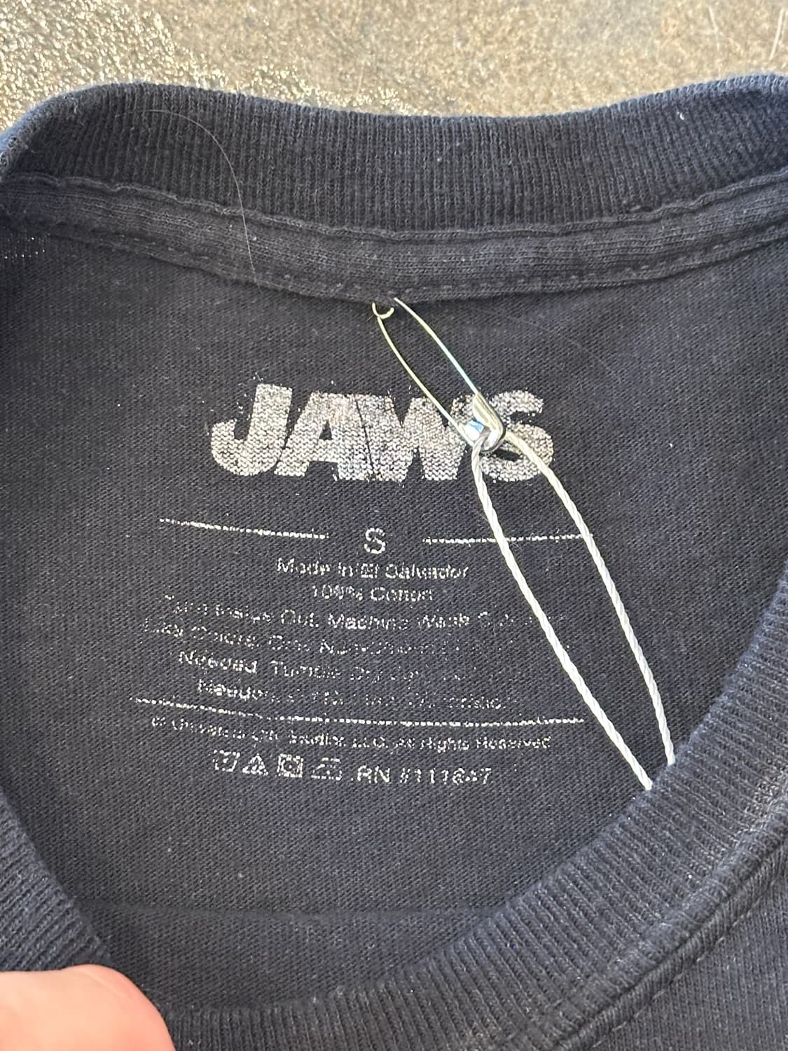 Jaws 죠스 프린팅 반팔티 S 상품이미지4