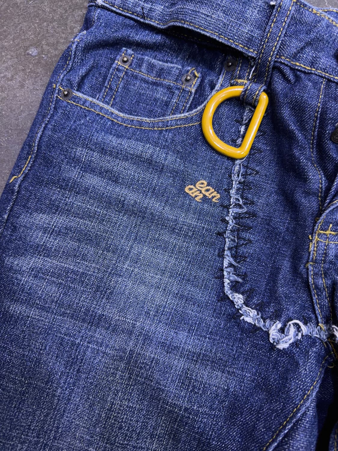 디스퀘어드2 D링 슬림 스트레이트핏 빈티지 워싱 커스텀 46 상품이미지6