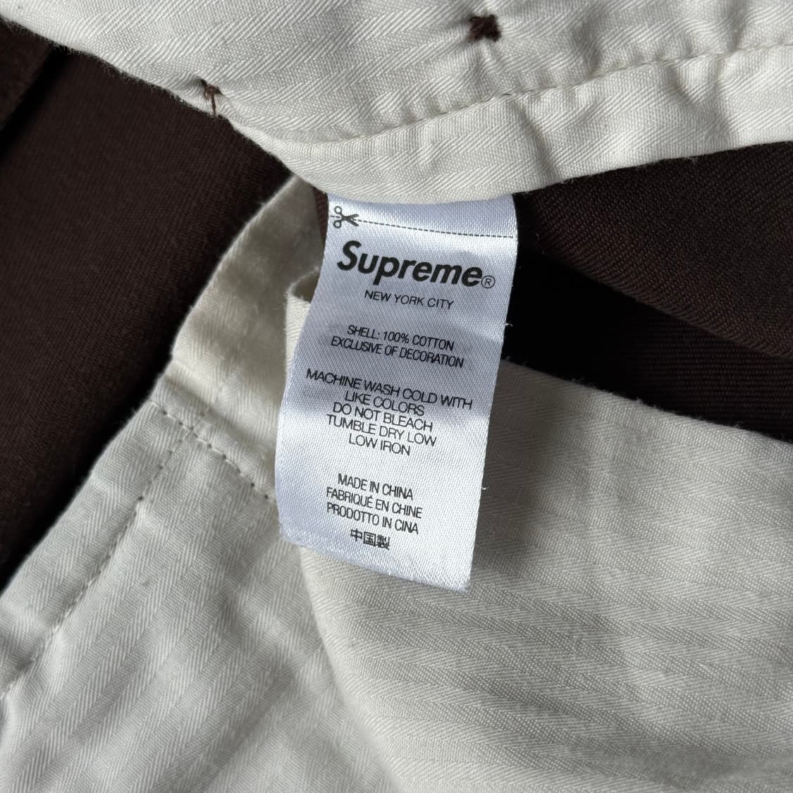 슈프림 핀업 치노 팬츠 브라운 상품이미지8