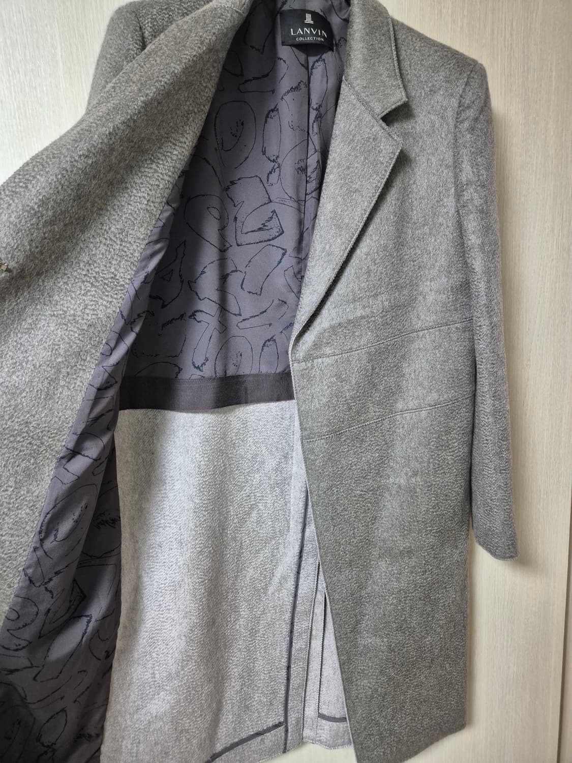 랑방 컬렉션  캐시미어 100프로 코트 캐시미어코트 LANVIN 상품이미지5