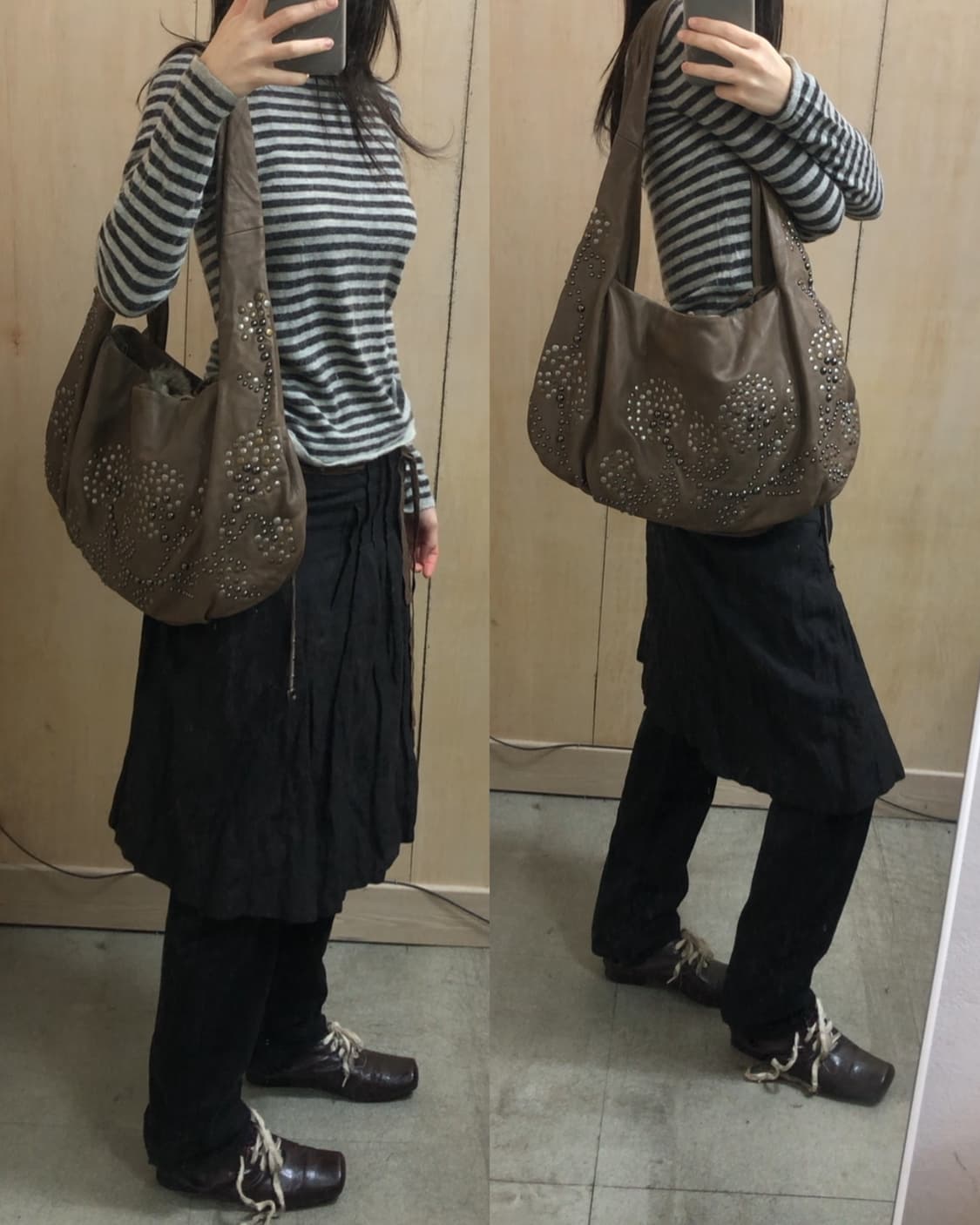 [직수입] 빈티지 fongi 미디 스커트 상품이미지7