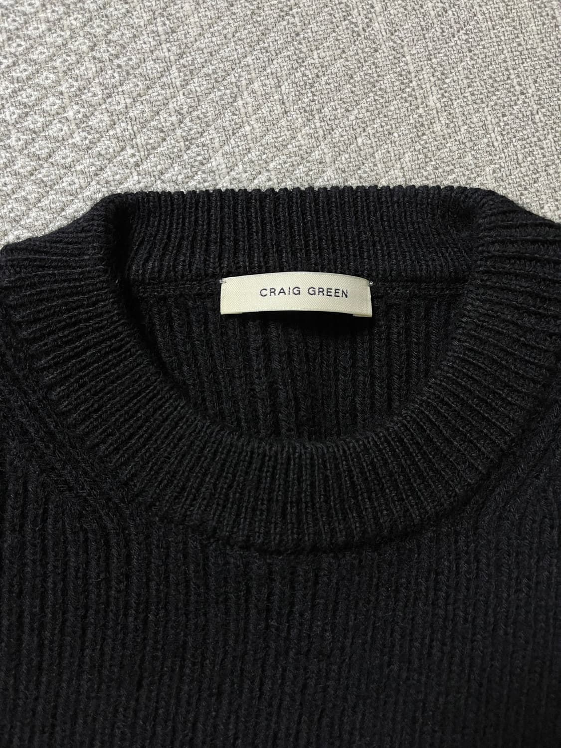 [M] Craig Green 컷 아웃 디테일 울 니트 상품이미지3