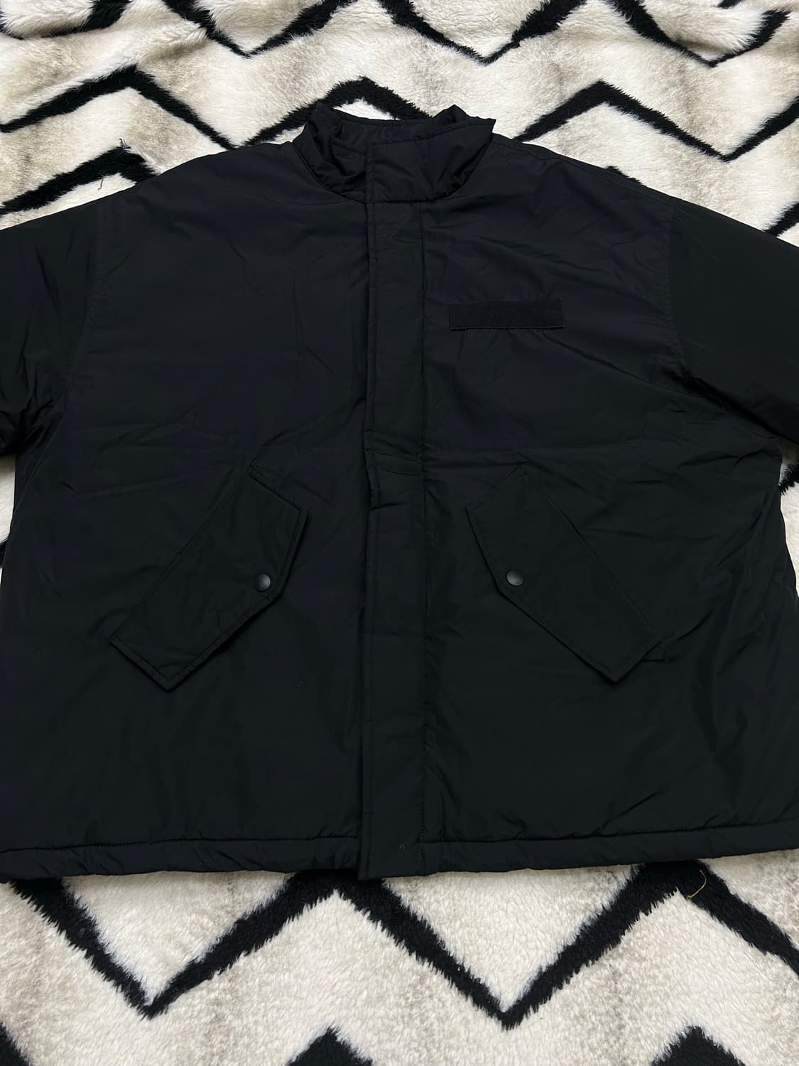 [M]트래블 3M신슐레이트 오버핏 필드자켓/블랙 상품이미지2