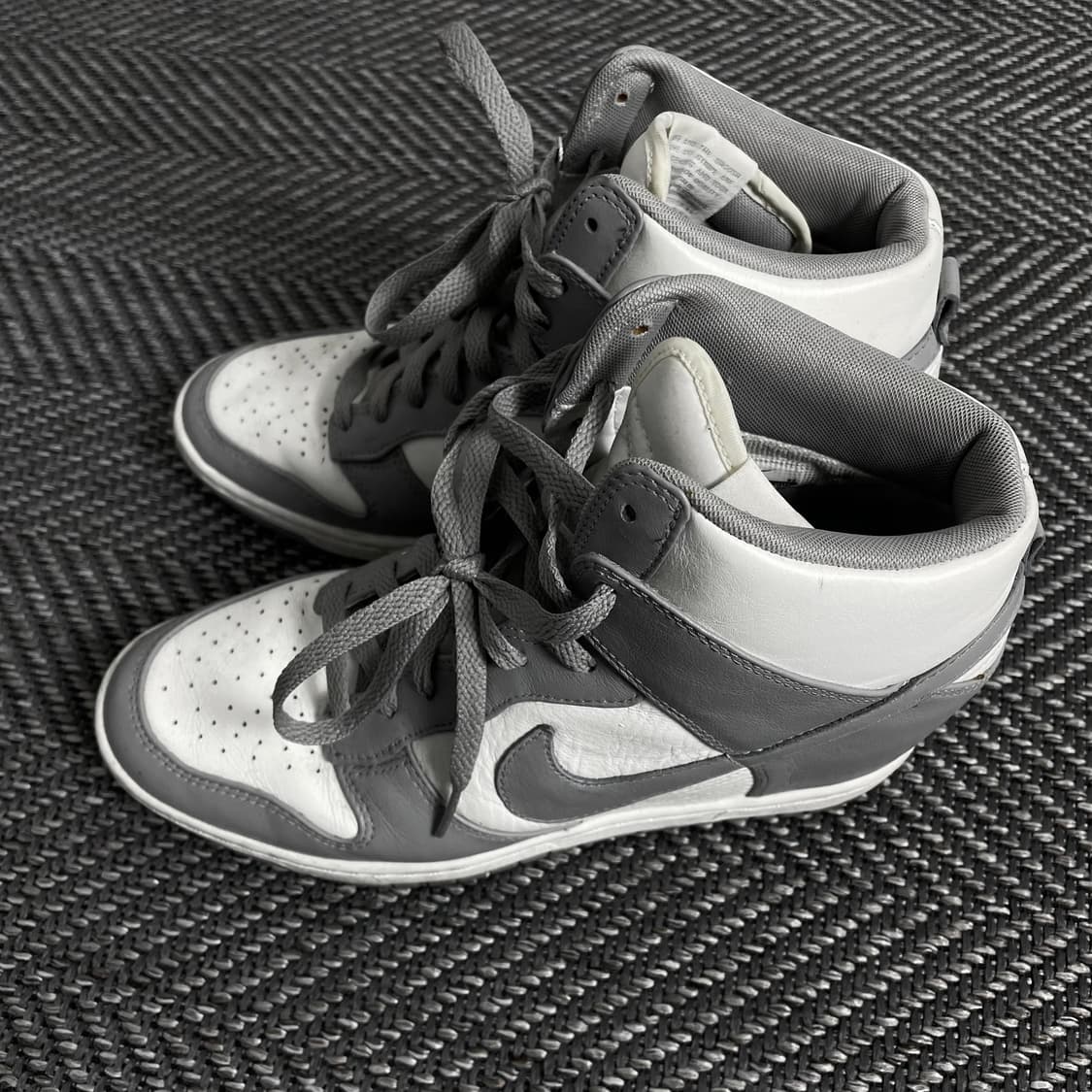 나이키 덩크 하이 레트로 화이트 플래티넘o 3029 상품이미지5