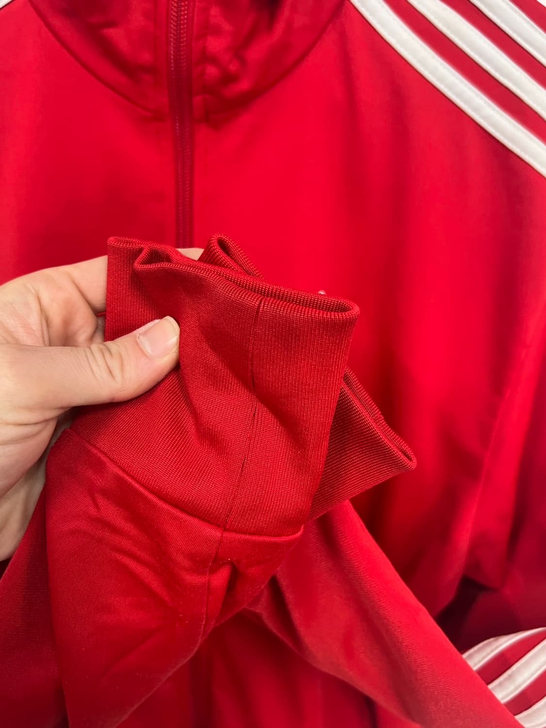 아디다스 파이어버드 트랙 레드 져지 자켓 상품이미지4