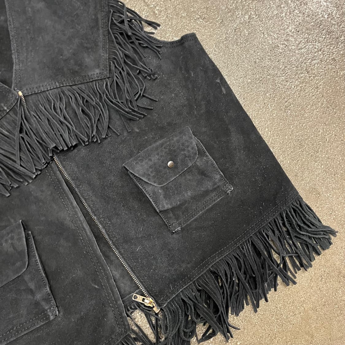 빈티지 웨스턴 프린지 베스트 (110) 상품이미지2