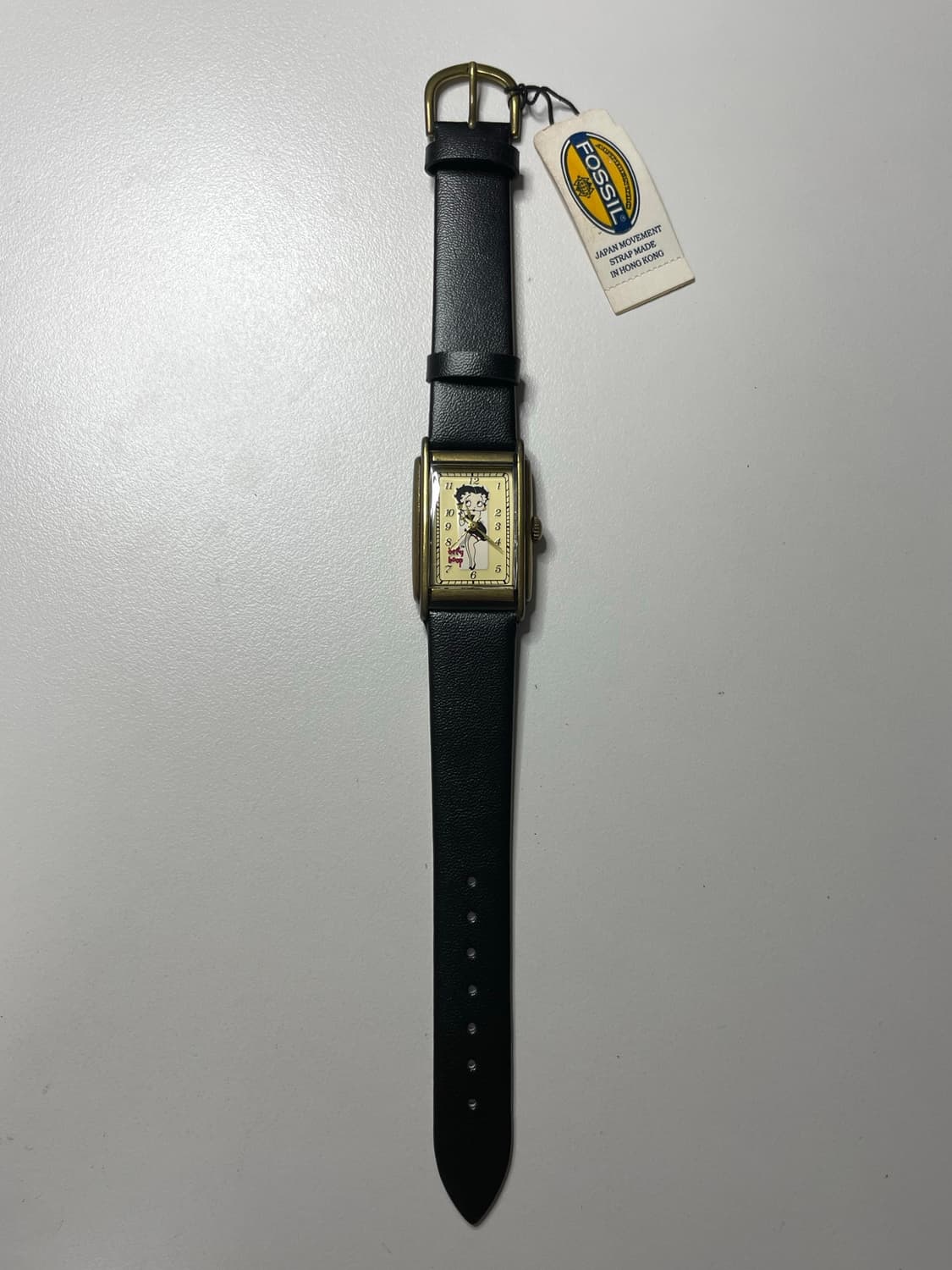90's Betty Boop x FOSSIL 베티붑 빈티지 사각 시계 상품이미지3
