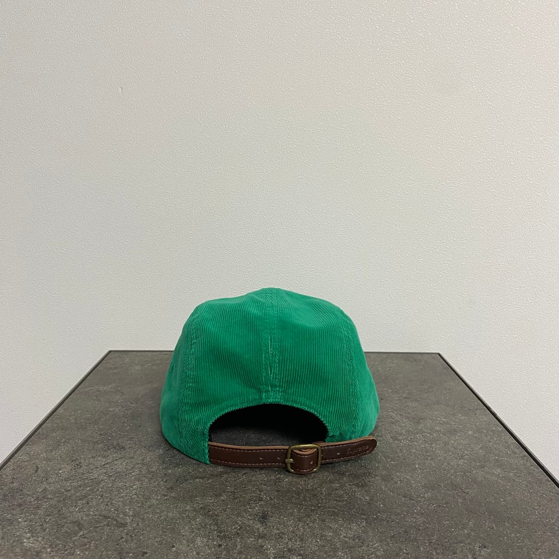 (OS) 슈프림 박스로고 캠프캡 모자 코듀로이 그린 상품이미지4