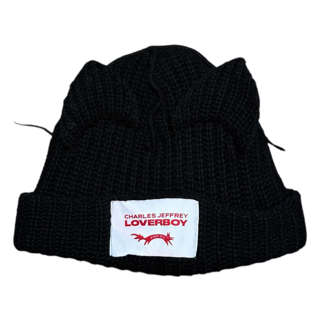 찰스제프리 러버보이 청기 이어 비니 모자 블랙 상품이미지1