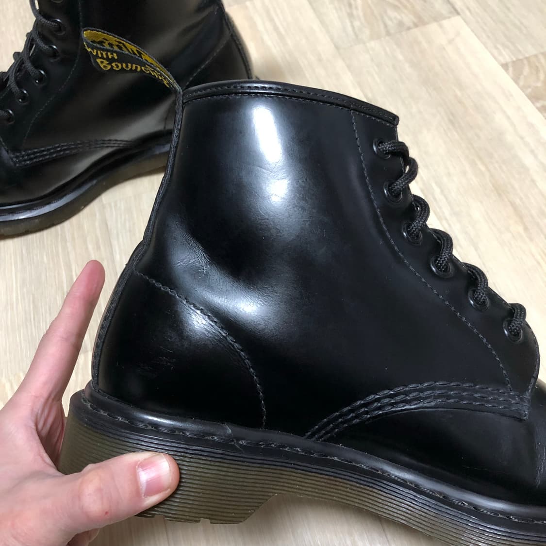 (250) 닥터마틴 Dr.martens 101 6홀 블랙 스무스 부츠 상품이미지6