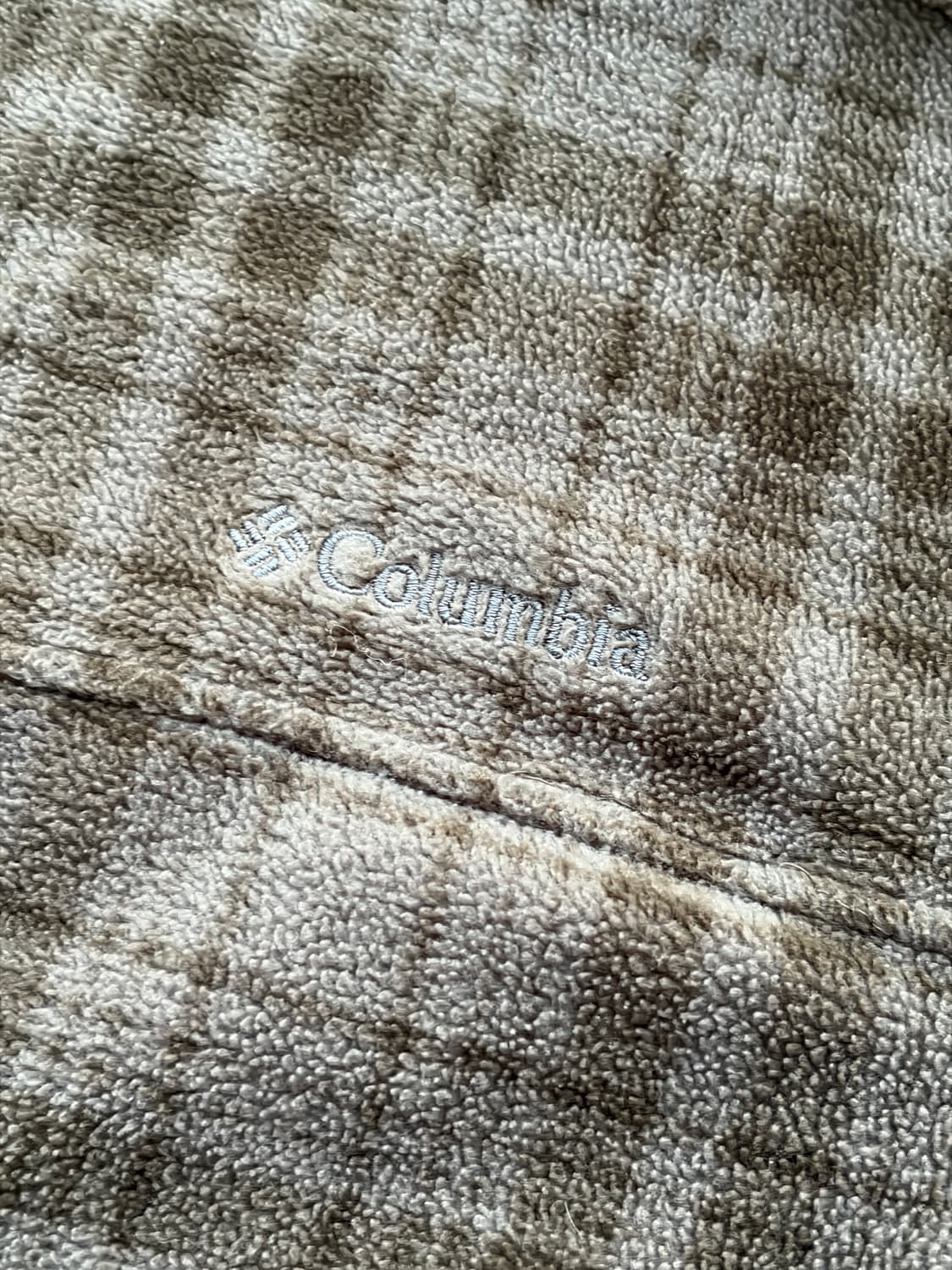 COLUMBIA 컬럼비아 브라운 체크 신칠라 플리스 100 상품이미지4