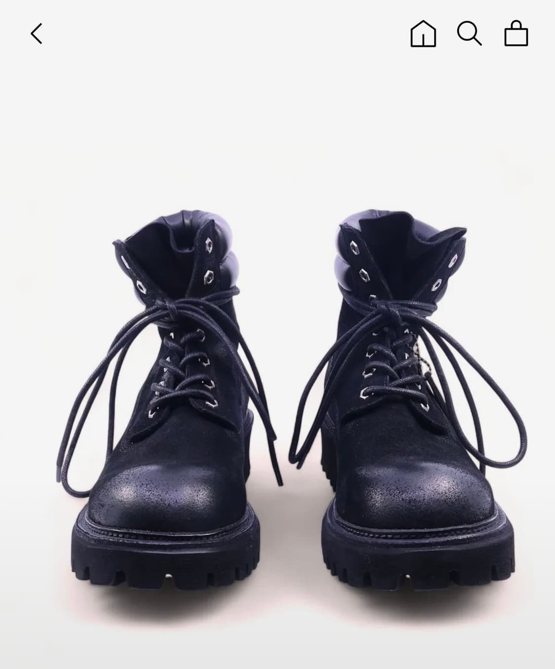 야세 코만도솔 블랙 부츠 상품이미지3