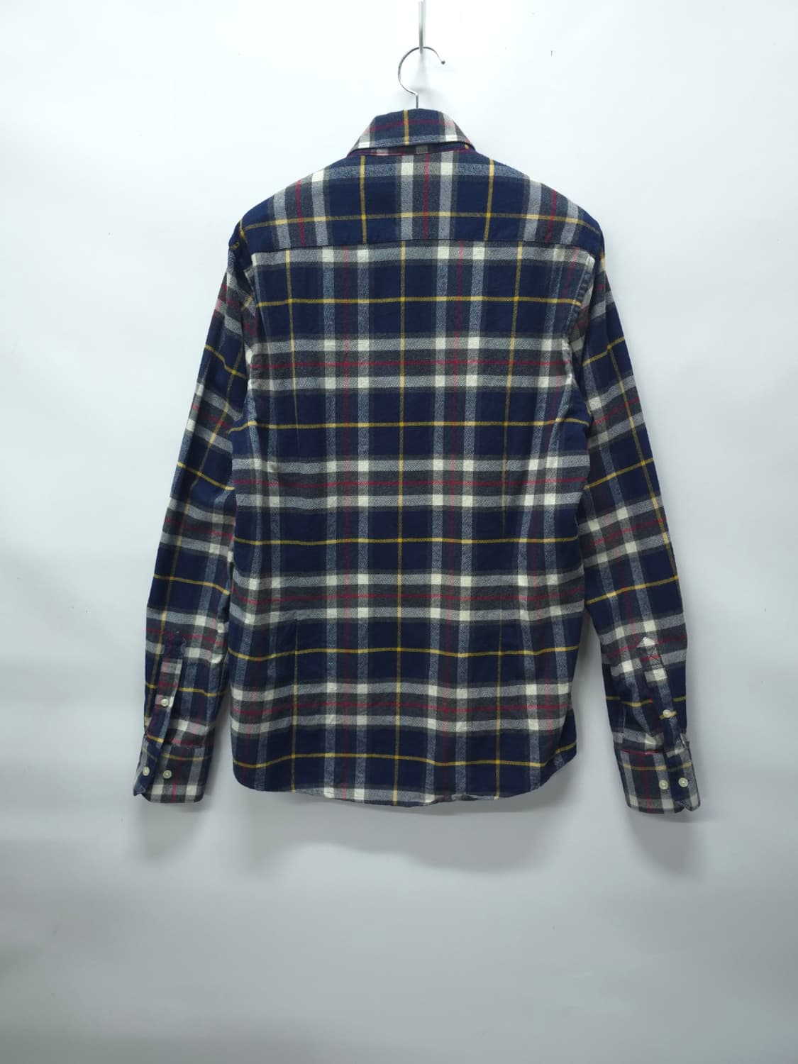 바버 테일러드 핏 타탄 체크플란넬 셔츠 (남성95) 상품이미지7