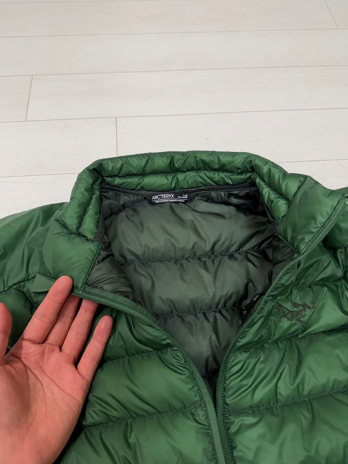 아크테릭스 세륨 자켓 L 사이즈  상태 9.5/10  사진찍고 절대 안입 상품이미지6