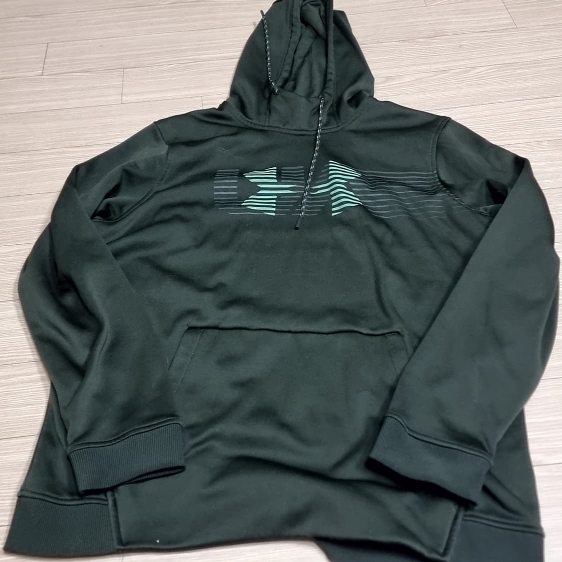 언더아머 기모 후드티 그린(라지) 상품이미지1
