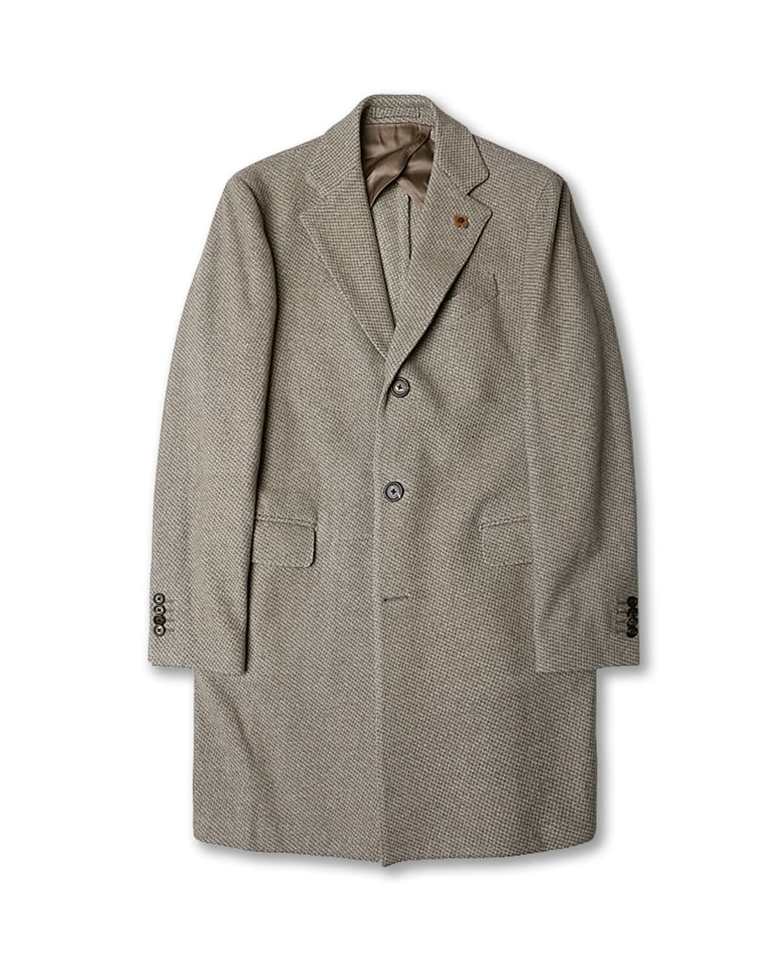 라르디니 [Lardini] 베이지 울 알파카 클래식 싱글 코트 상품이미지1