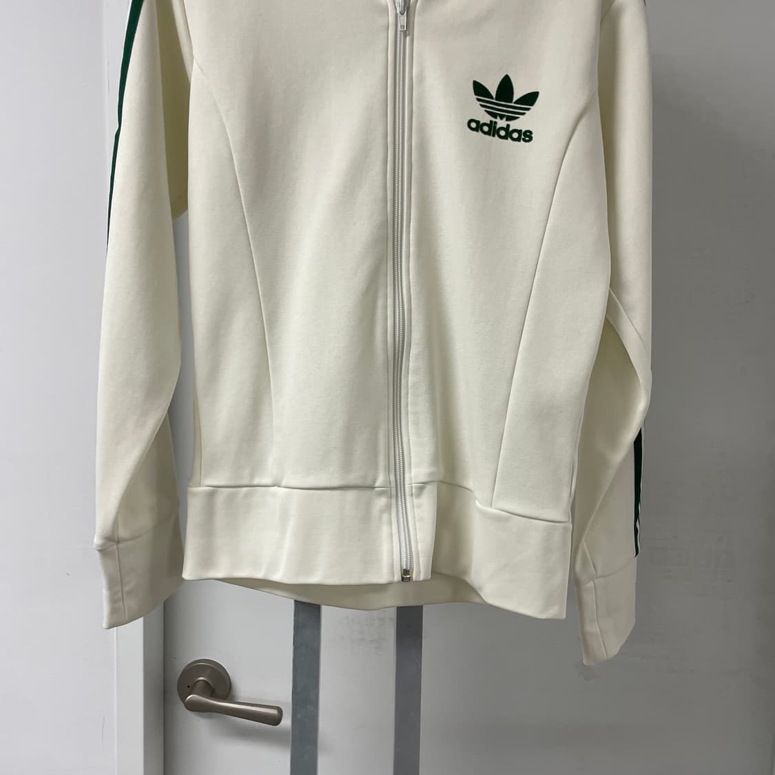 아디다스 유로파 트랙탑 져지 화이트/그린 95 상품이미지3