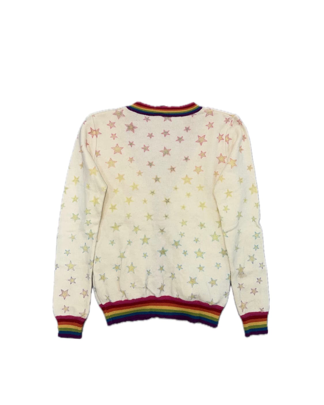 90’sHysteric Glamor RainbowRib Star Knit 상품이미지5