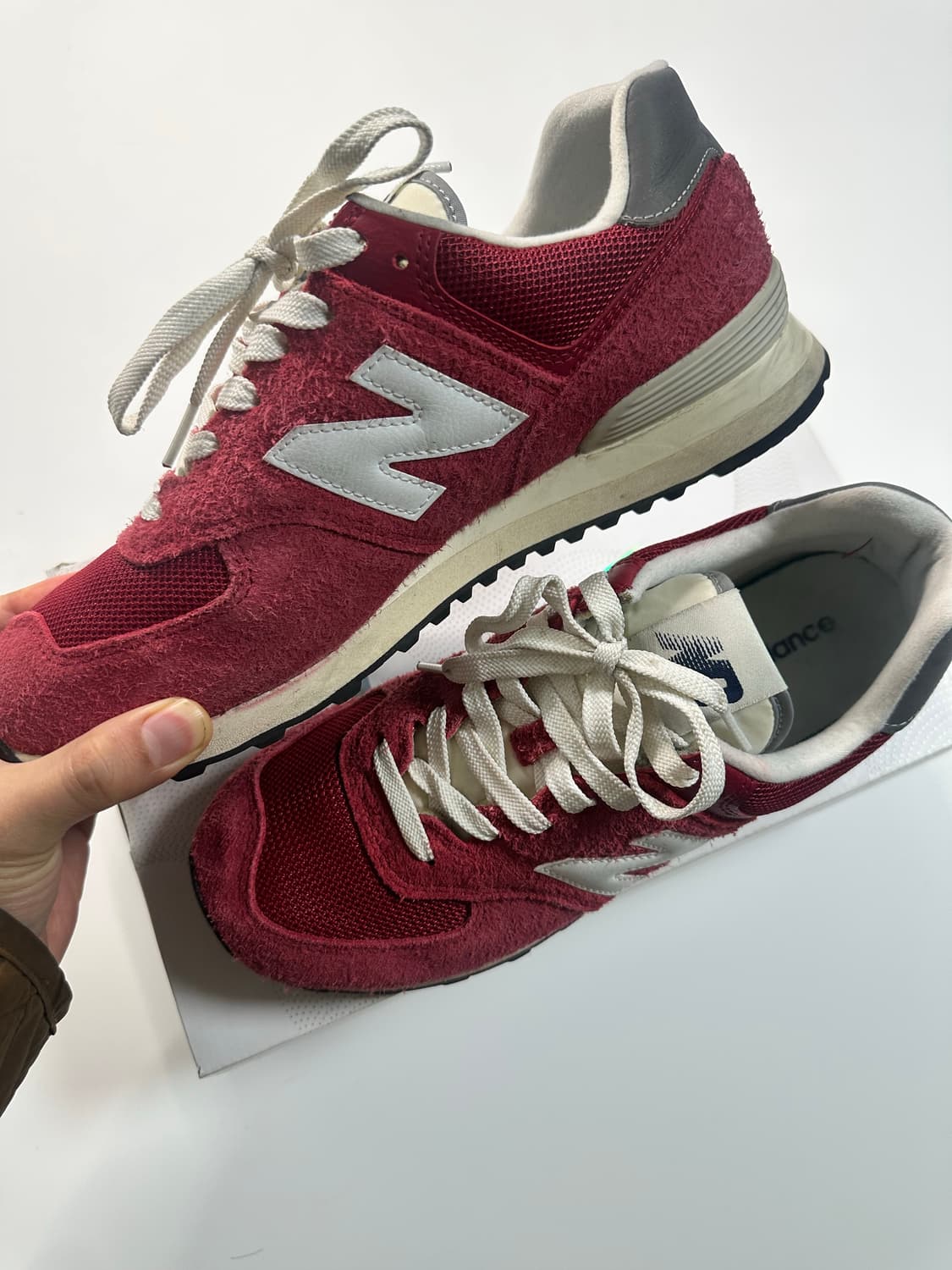 뉴발란스 574 헤리티지 레드 270 상품이미지1