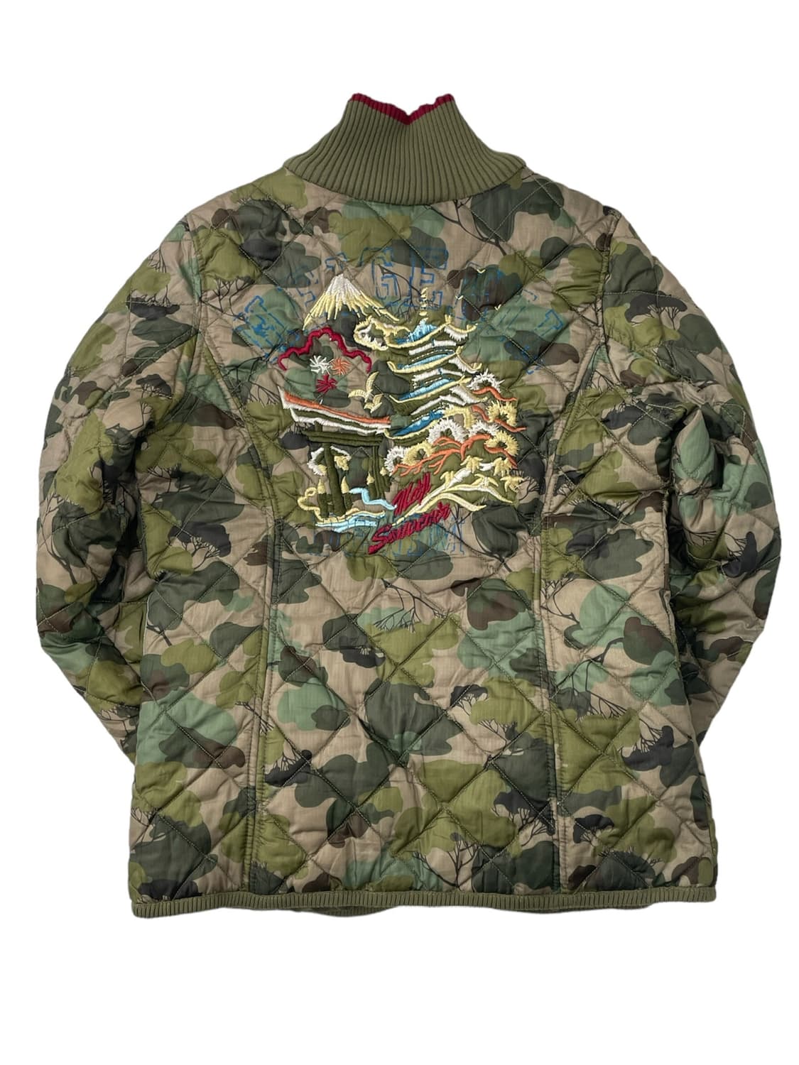 디젤 Diesel 카모플라쥬 오리엔탈 자수 퀼팅자켓 상품이미지2