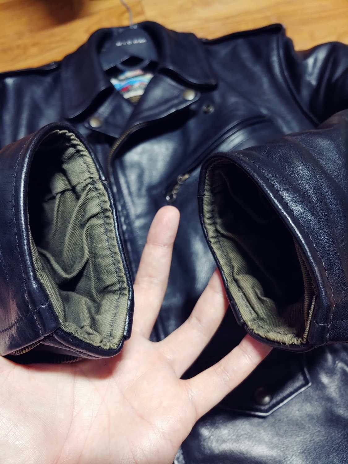 에어로레더 홀스하이드 모터사이클자켓 상품이미지3