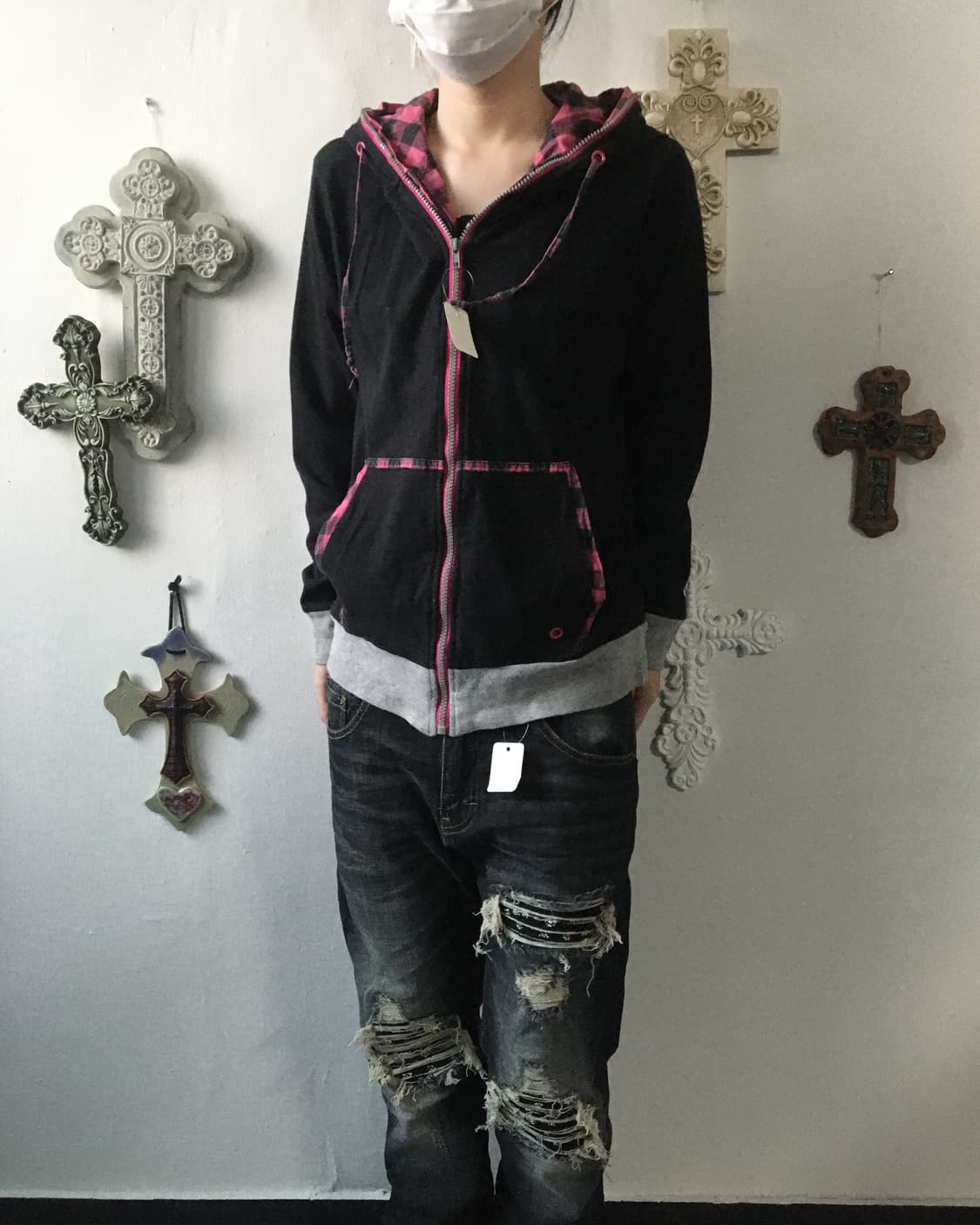 Hood layered zip up 상품이미지7