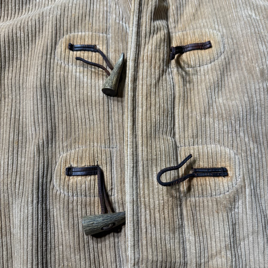 80s 글로버올 코듀로이 더플 코트 (old-8441) 상품이미지6