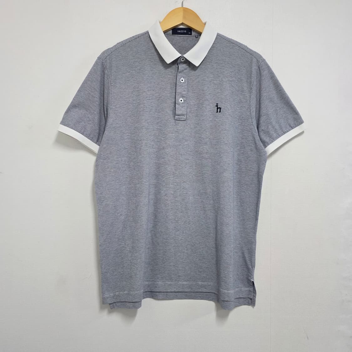 105 헤지스 스트라이프 반팔 카라티 상품이미지1