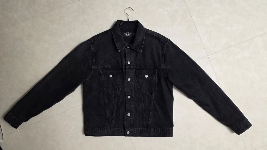 RRL 더블알엘 3세대 흑청 데님 트러커 상품이미지1