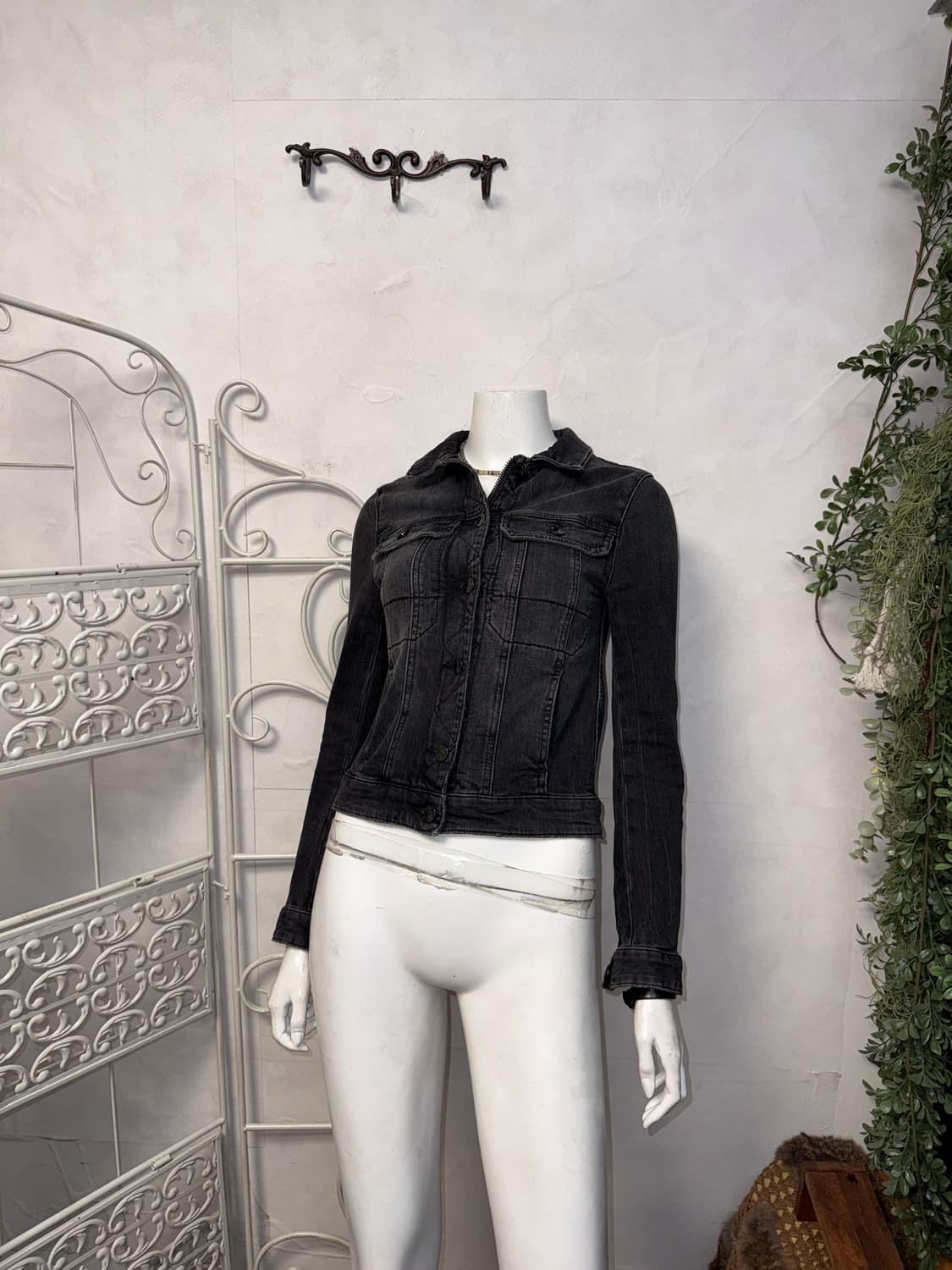 Zadig&Voltaire black denim zipup jacket 상품이미지7