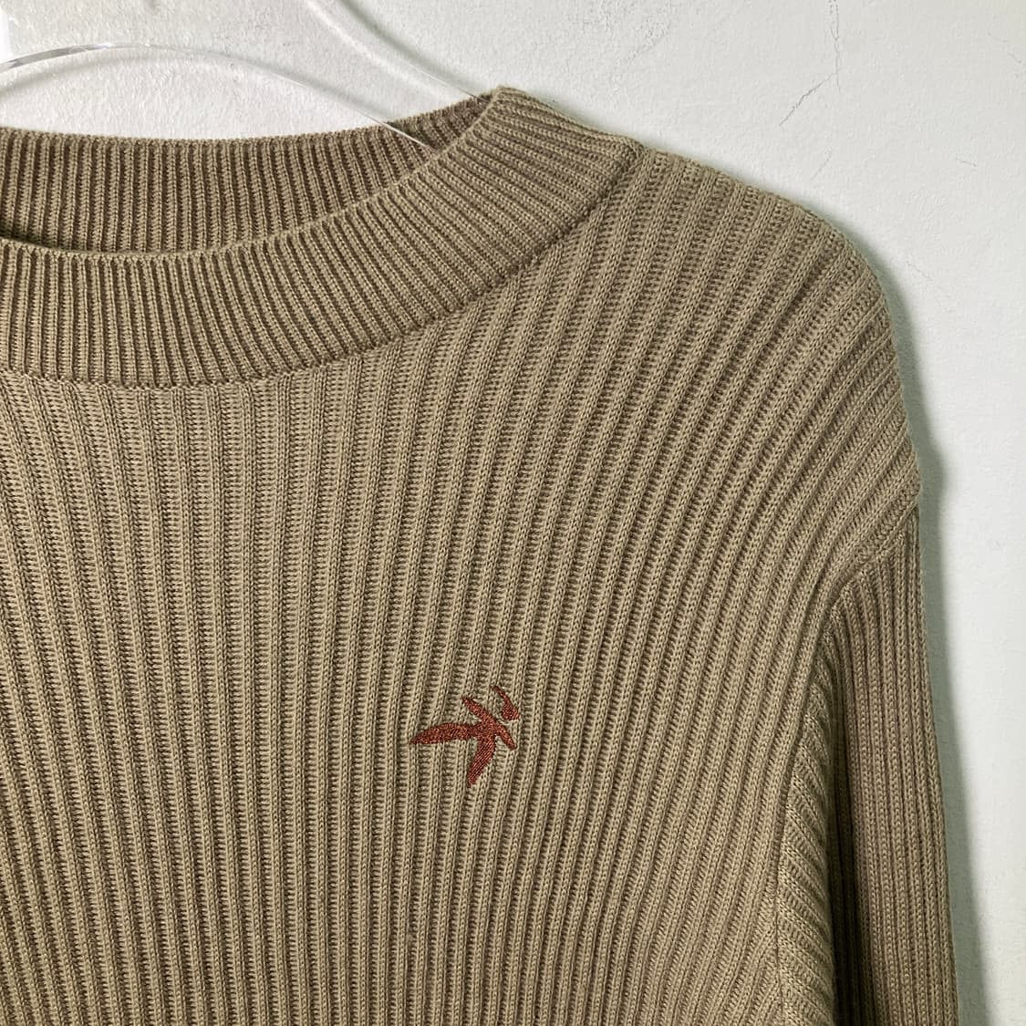 이세이미야케 하이 스포르팅 기어 베이지 골지 니트 스웨터 M 상품이미지4