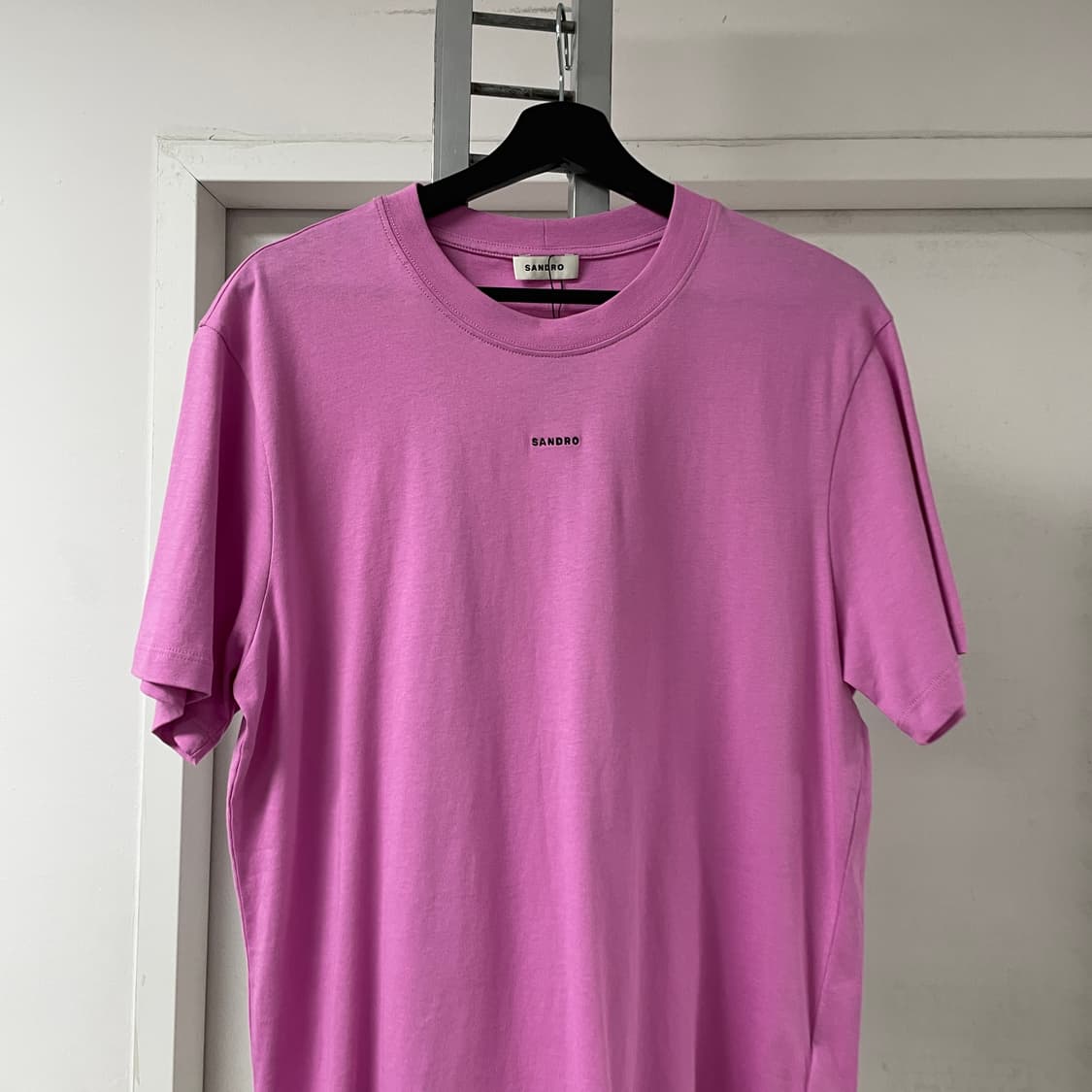 산드로 반팔 티셔츠 핑크 L(W) 상품이미지2