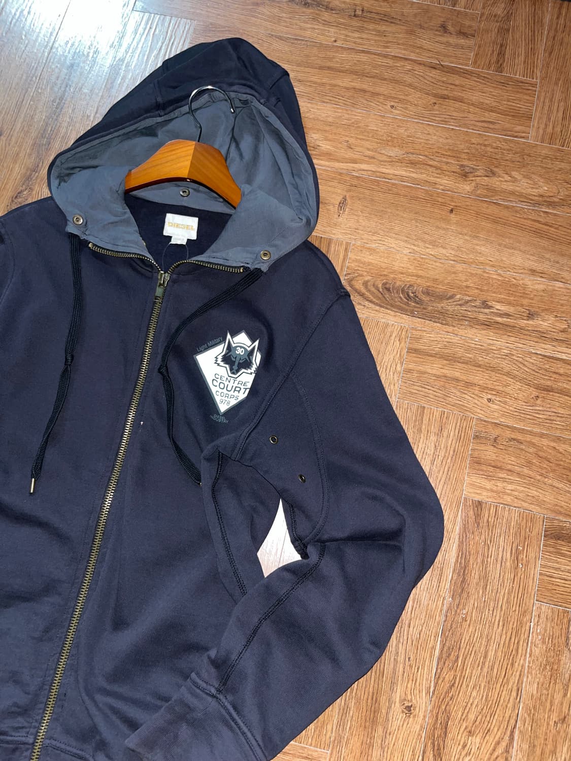 디젤 LMSW 프린팅 후드집업 상품이미지5