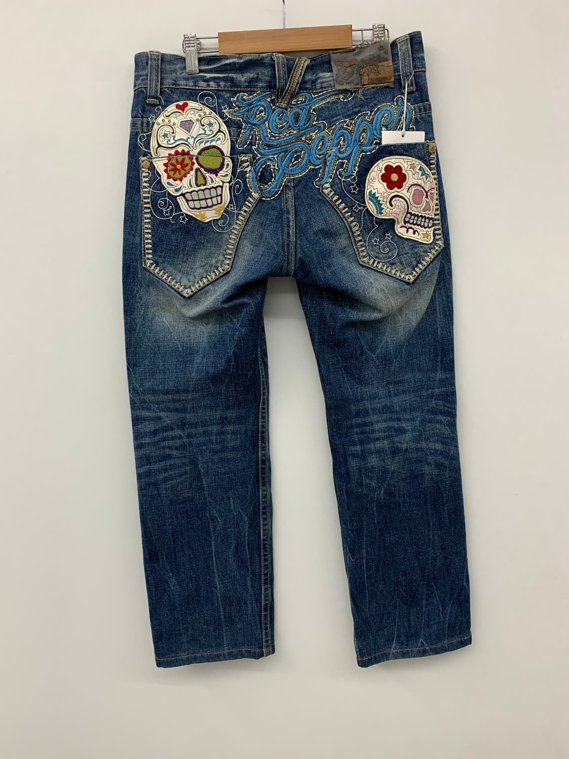 레드 페퍼 스컬 데님팬츠 상품이미지4