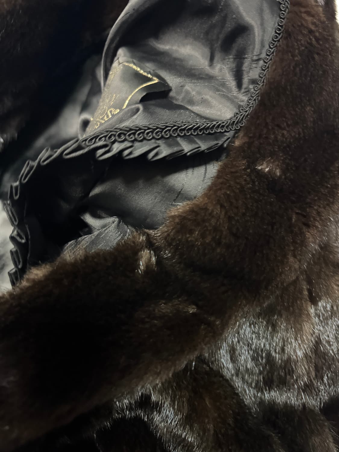 여성 진도 Jindo 모피 밍크 메일 100% 코트 상품이미지3