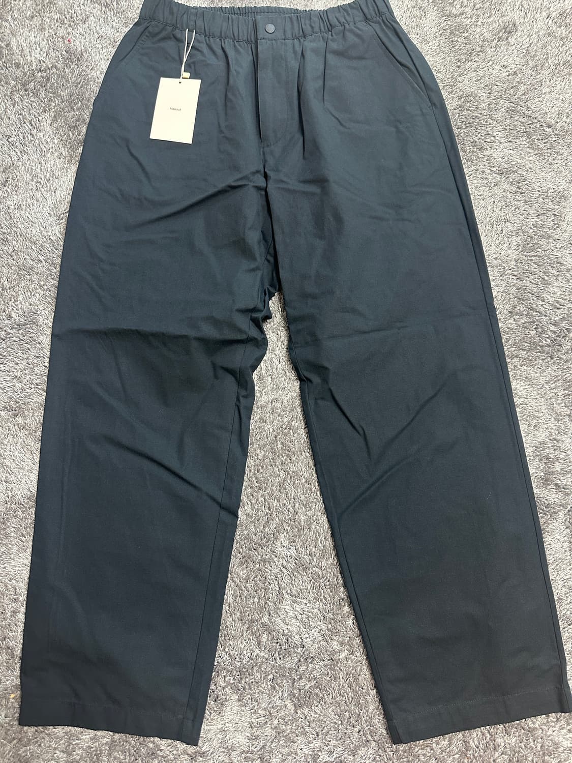 하이드아웃 모두 밴딩 바지 섬머 블랙 3 사이즈 상품이미지3