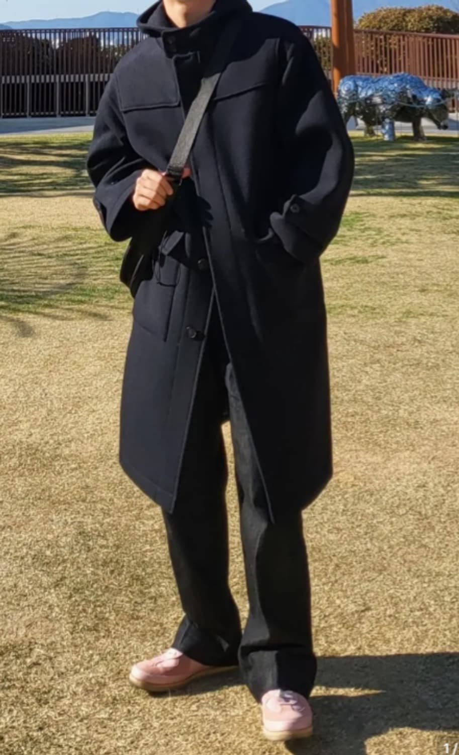 세븐피겨스 후드 더플 코트 
L 상품이미지9