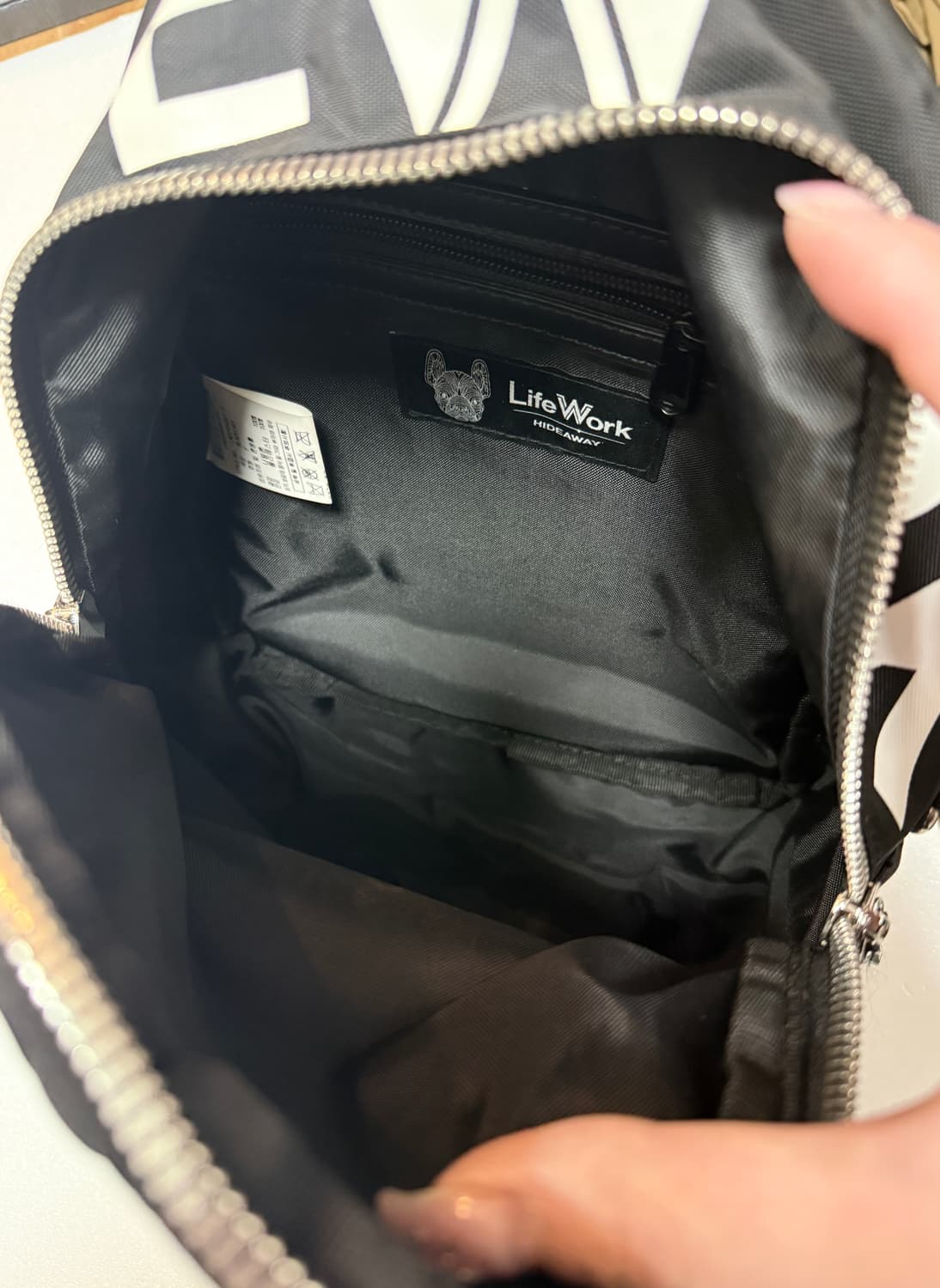 라이프워크 미니 백팩 블랙 상품이미지9